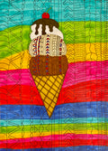 Zentangle Ice Cream