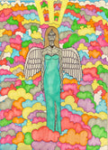 The Concrete Angel holographic Print