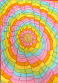 Pastel Rainbow Mandala