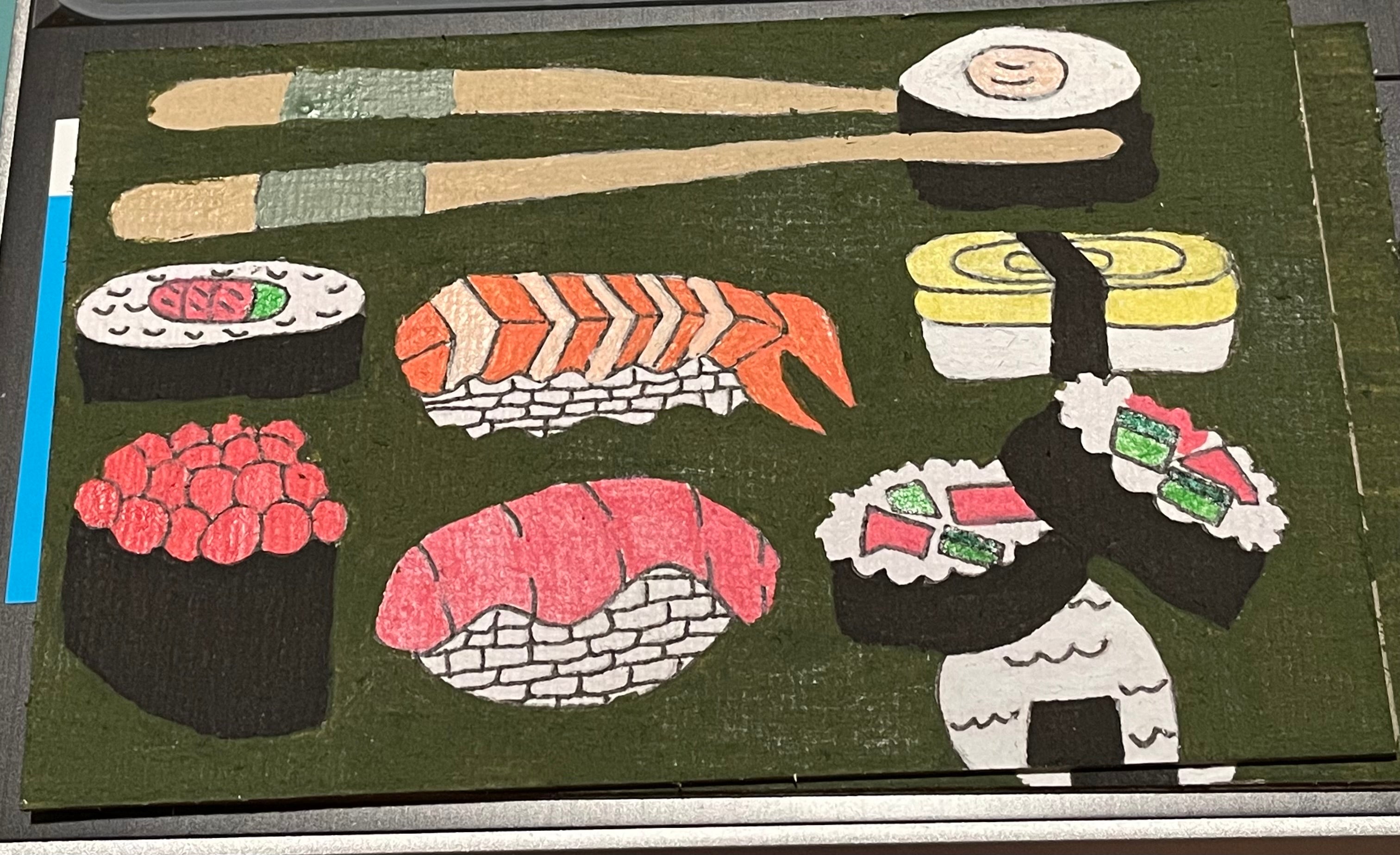 Sushi Roll Magnet