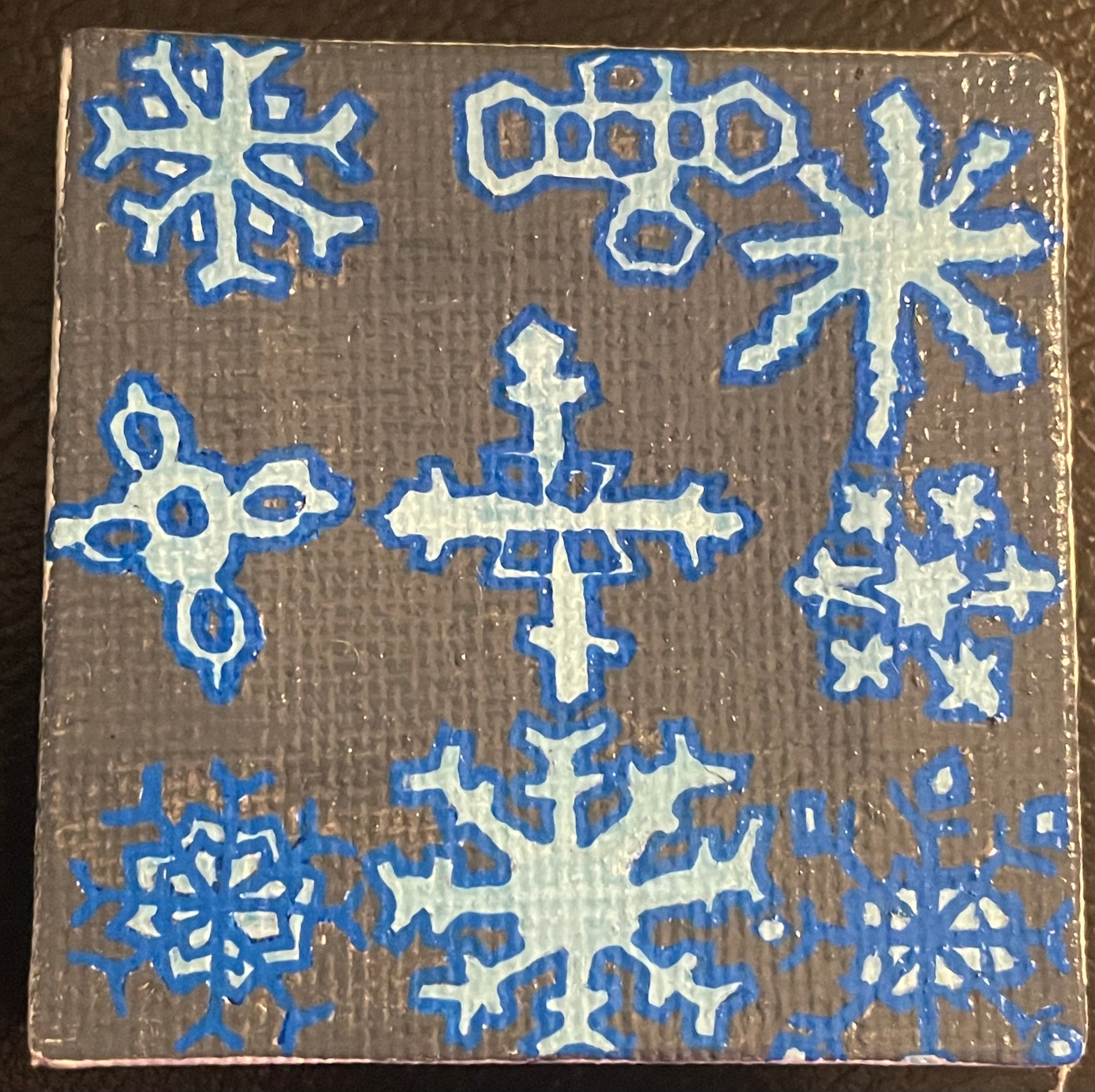 A Snowflake A Day Tiny Canvas
