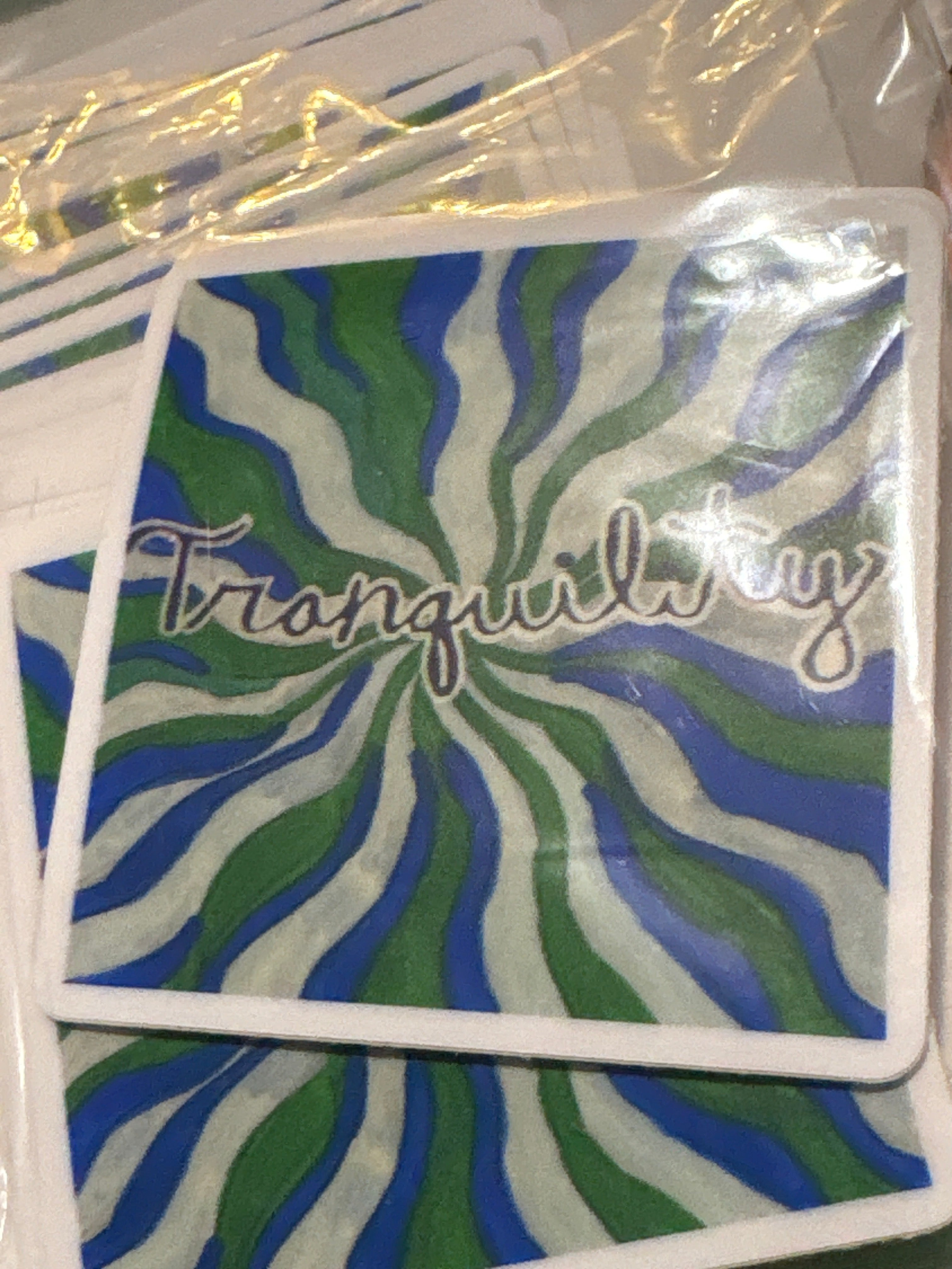 Tranquility Sticker