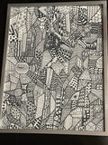 Stained Glass Zentangle