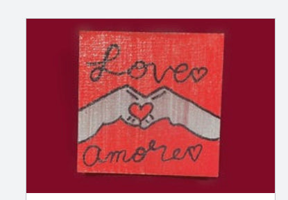 Give Me Your Love Hands Magnet