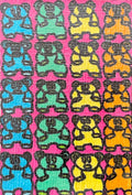 Neon Gummy Bears Magnet