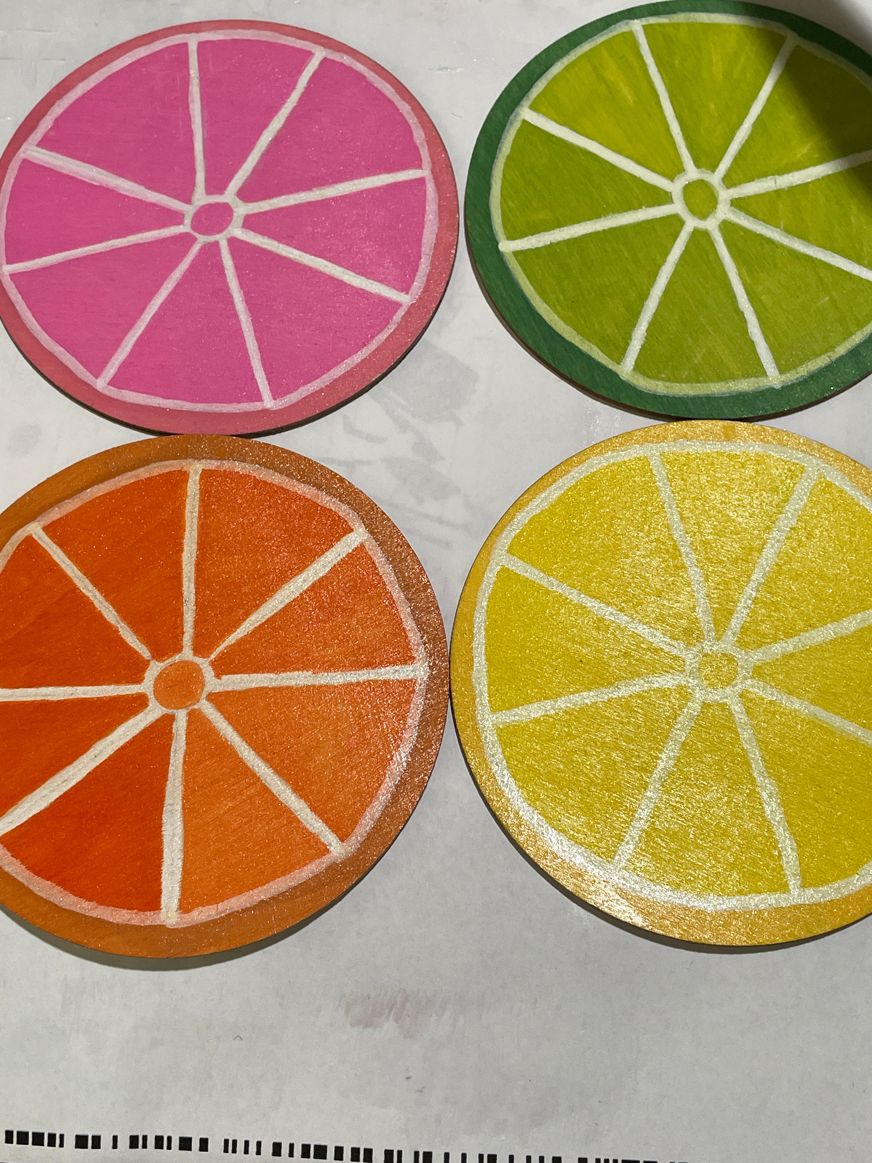 Fruit Slice Coasters