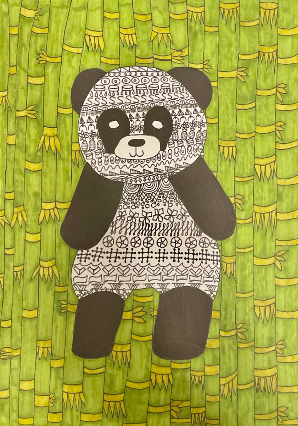Zentangle Panda