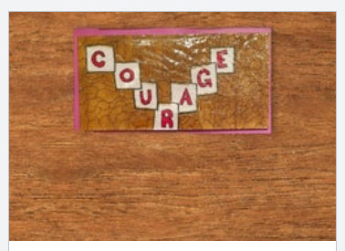 Courage Corkboard Magnet