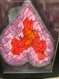 Stained Glass Heart 5x7