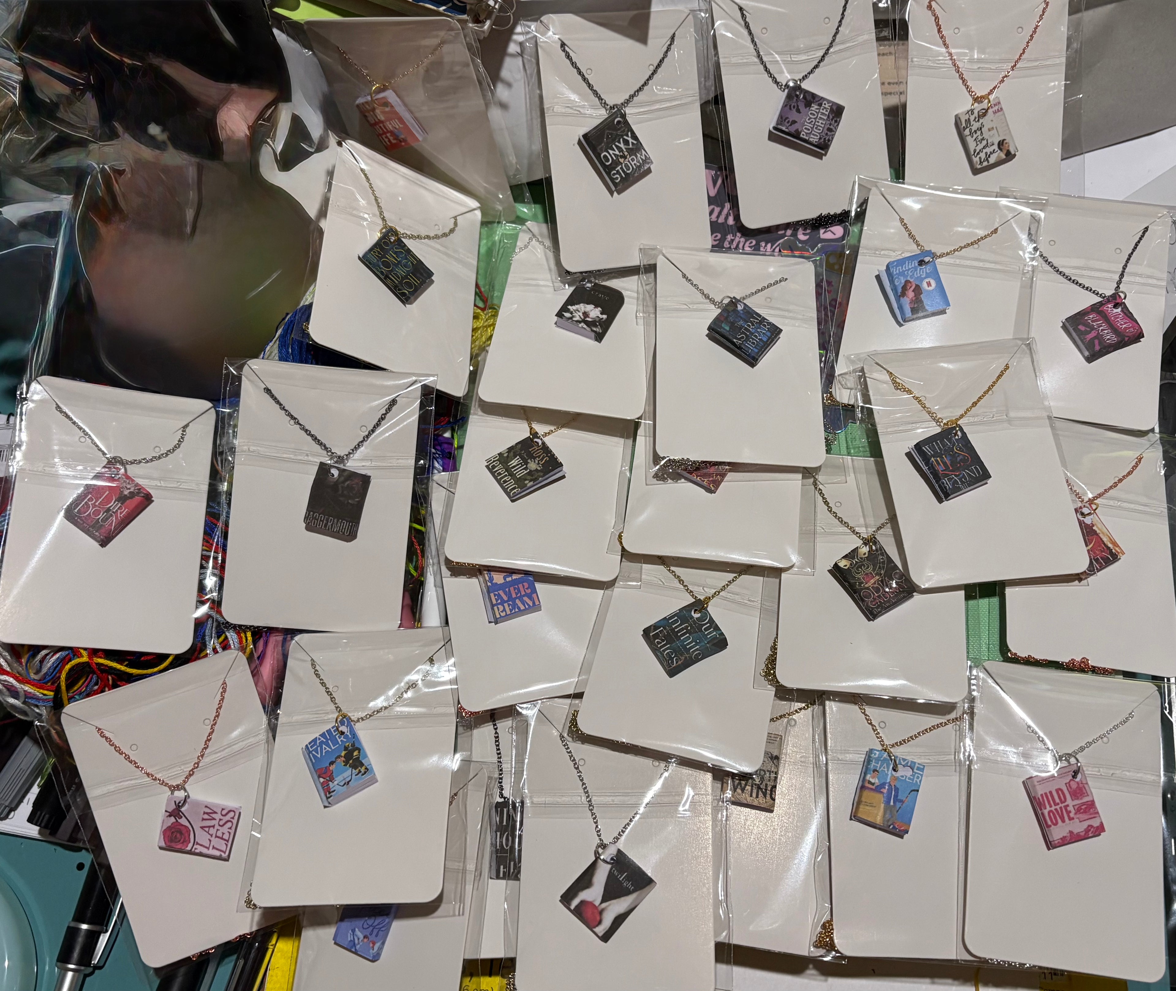 Book Charm Necklace