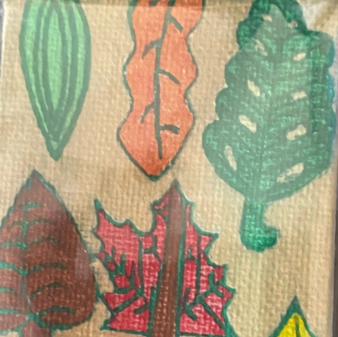 Leaf Me Be Tiny Canvas