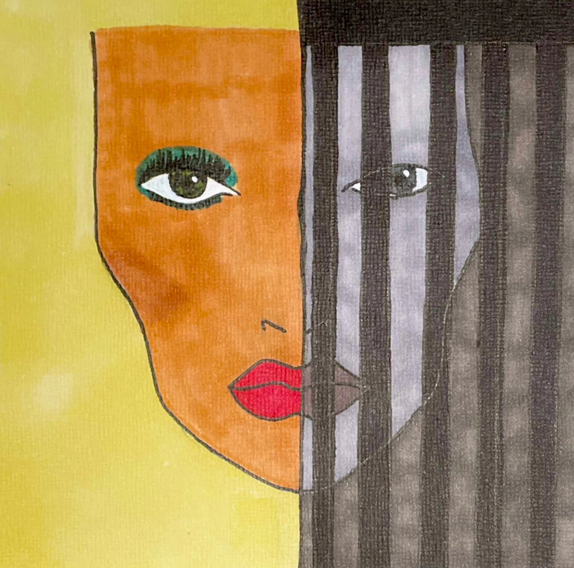 Depression Canvas Panel