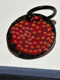 Bedazzled Rose Bag Charm