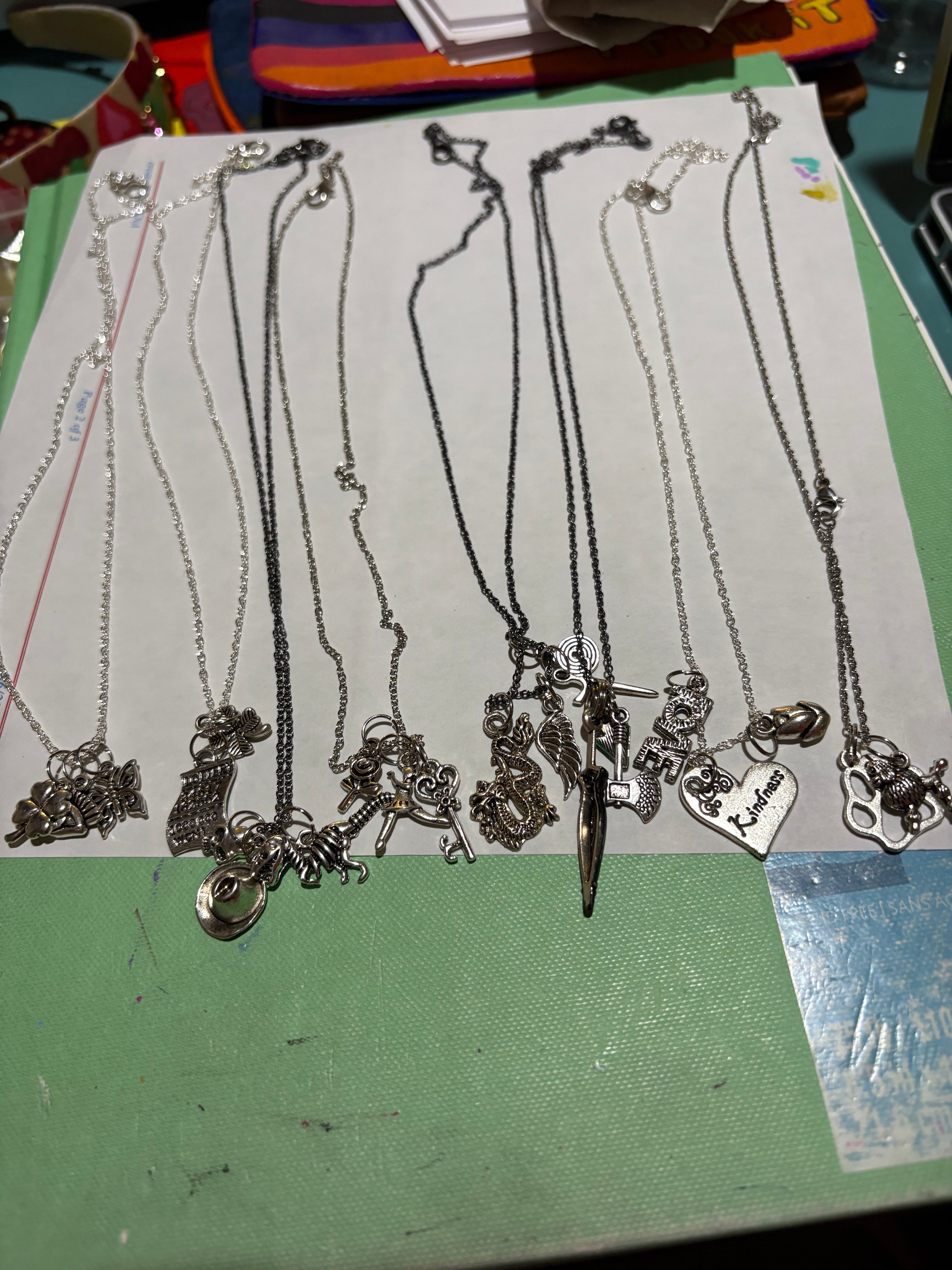 Multi charm Necklaces