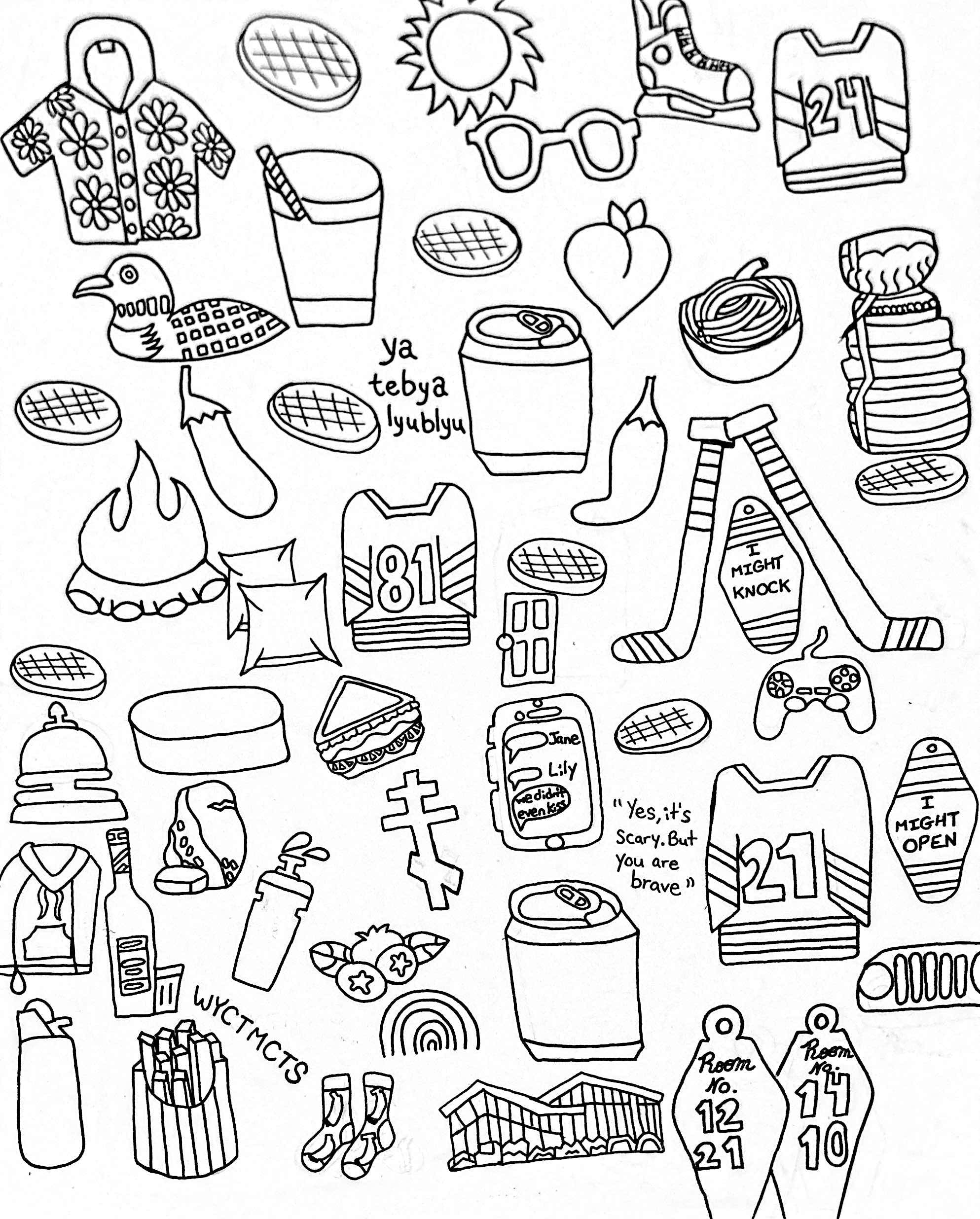 HR Coloring Page
